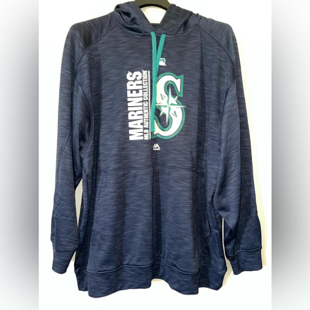 Majestic brand MLB, Seattle Mariners used hoodie.
